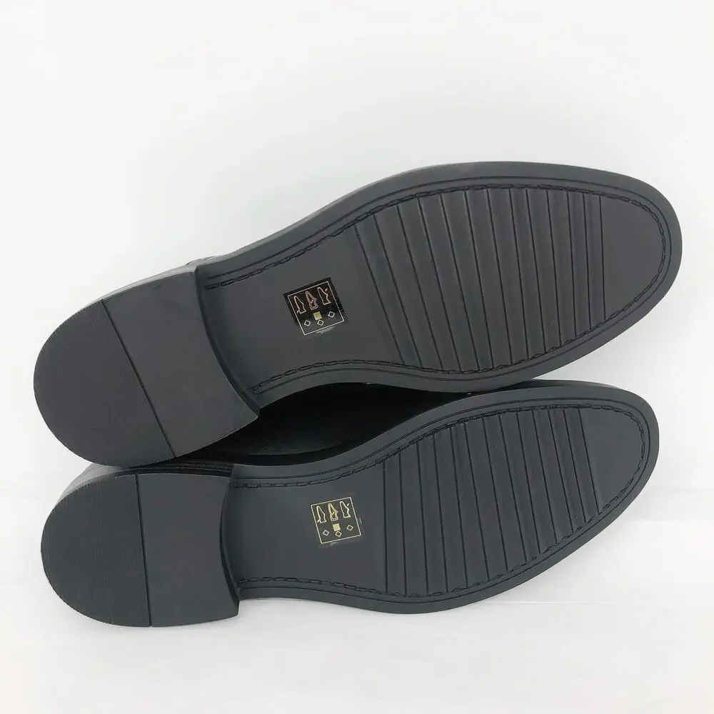 FAIRLANE & SONS Mens Feawin Flex Oxford Shoes 12 Black Stitchfix Leather NWOB